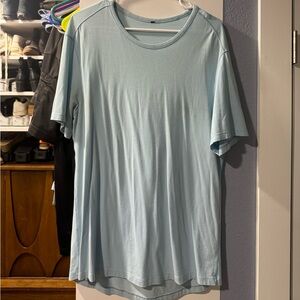 Lululemon fundamental t-shirt, size medium (baggy, could fit a large) in blue